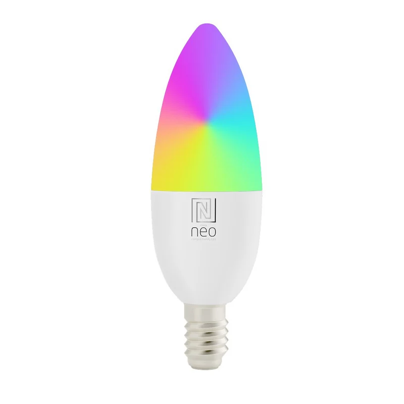 Smart LED žárovka E14 6W RGBW IMMAX NEO 07716L WiFi Tuya