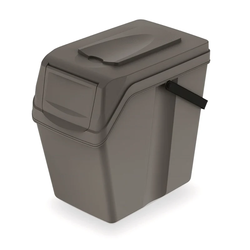 Koš odpadkový SORTIBOX II 25l šedý kámen