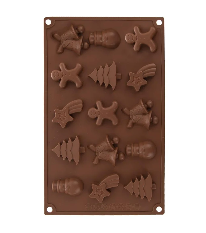 Forma na pečení vánočního cukroví ORION 29x17x1,5cm Brown