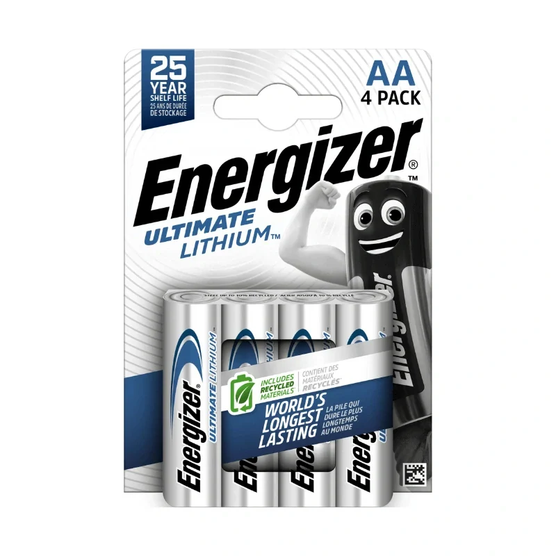 Baterie lithiová AA R6 1,5V ENERGIZER Ultimate 4ks / blistr –40°C