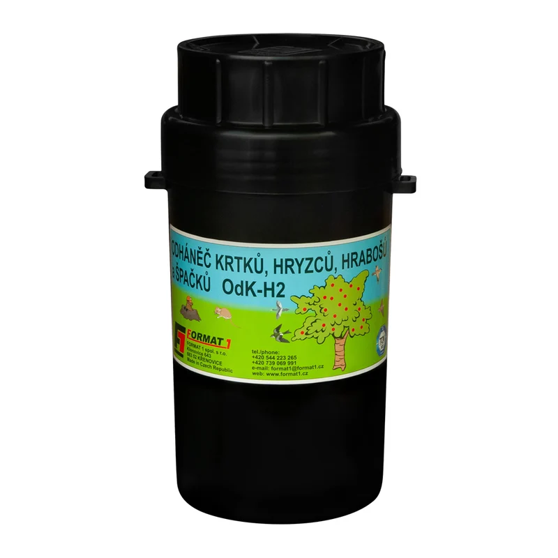 Odpuzovač krtků a hrabošů FORMAT OdK-H2 s náhodně se měnícím zvukem