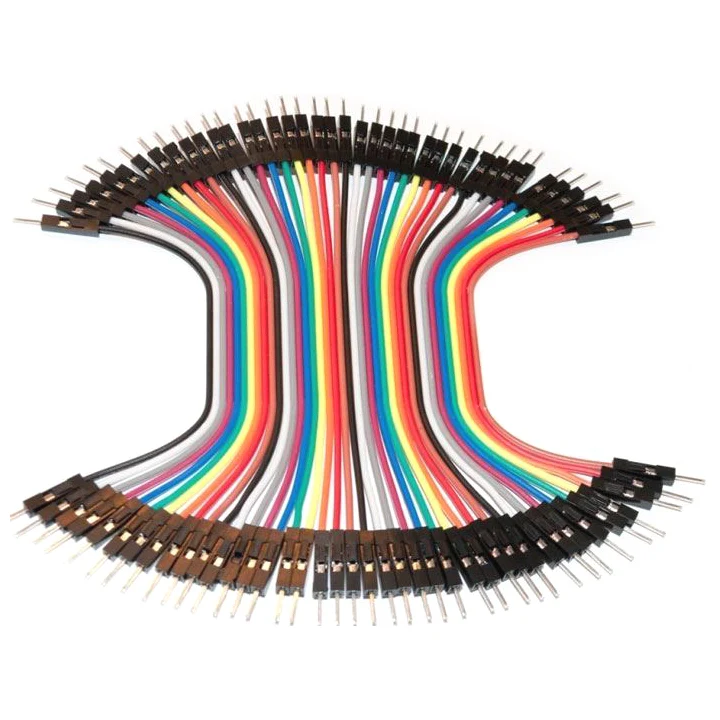 Propojovací vodiče dupont 40pin, l10cm, samec-samec