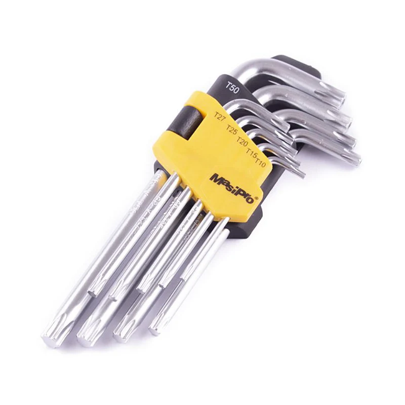 Sada L-klíčů TORX MasiPro 108866 9ks