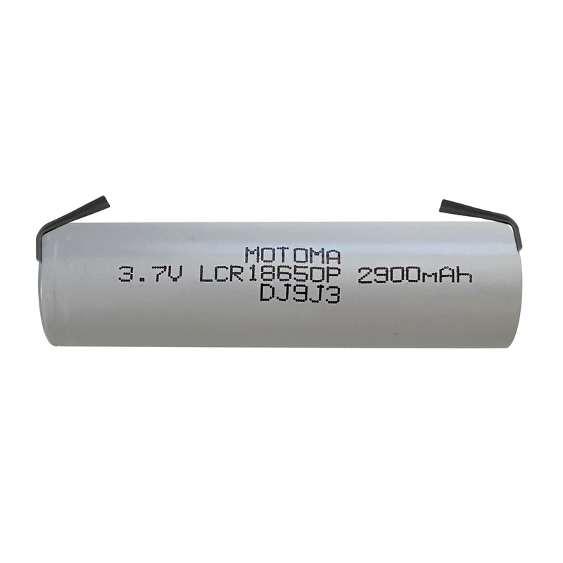 Baterie nabíjecí Li-Ion 18650 3,7V/2900mAh 3C MOTOMA s páskovými vývody