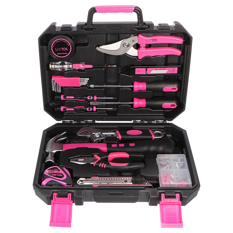 Sada nářadí SIXTOL SX3026 HOME PINK 88 88ks