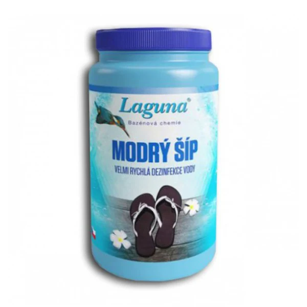 Přípravek pro chlorovou dezinfekci bazénové vody LAGUNA Modrý Šíp 1kg