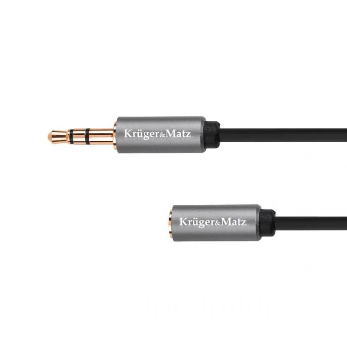 Kabel Jack 3,5mm konektor/Jack 3,5mm zdířka 1,8m KRUGER & MATZ KM1230 Basic