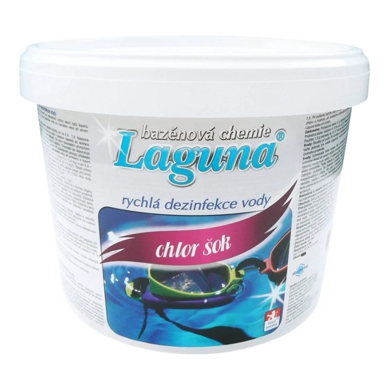 Přípravek pro chlorovou dezinfekci bazénové vody LAGUNA Chlor Šok 9kg
