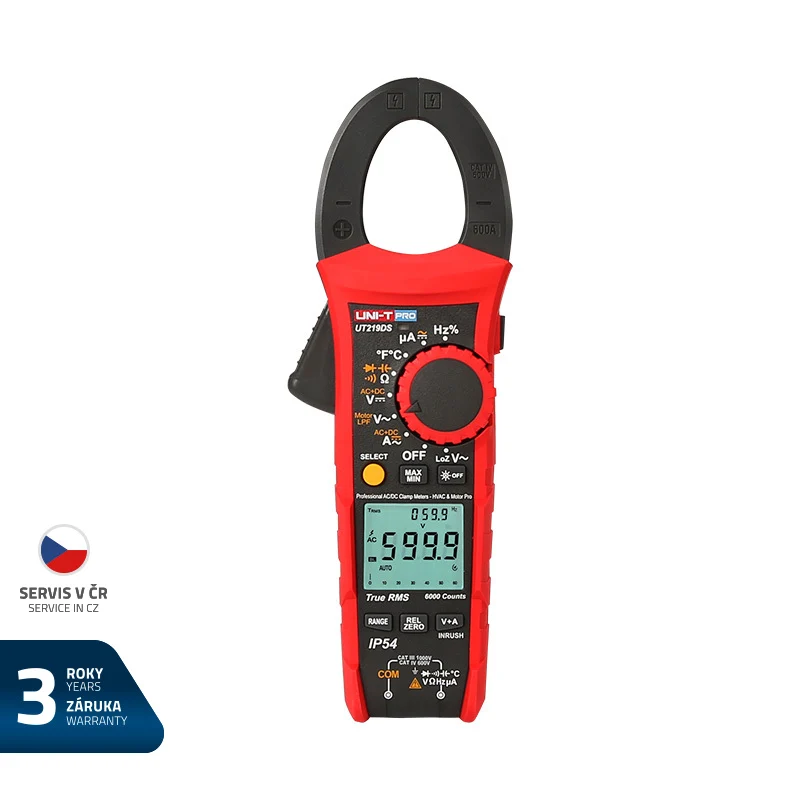 Multimetr UNI-T UT219DS klešťový PRO Line