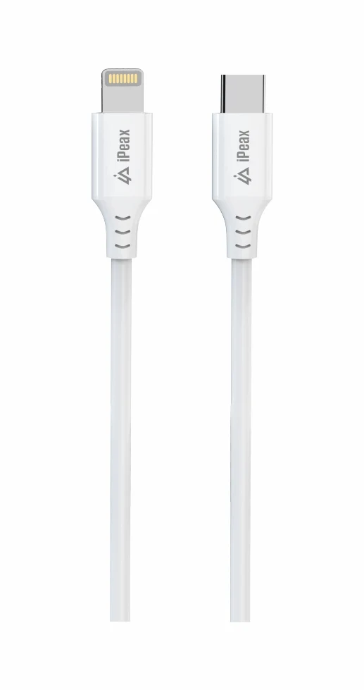 Kabel iPEAX 90010111 USB-C/Lightning 1m White