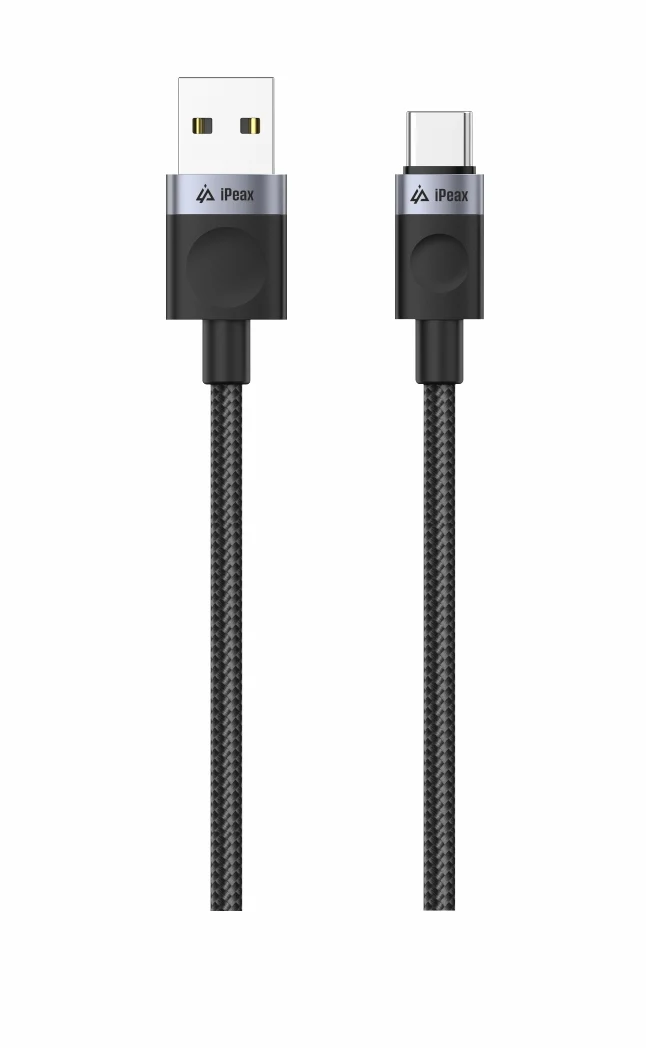 Kabel iPEAX 90010103 USB/USB-C 1m Black