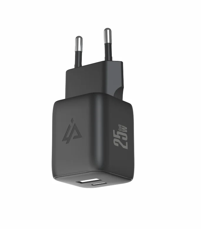 Adaptér USB iPEAX GaN USB/USB-C 90010126 Black