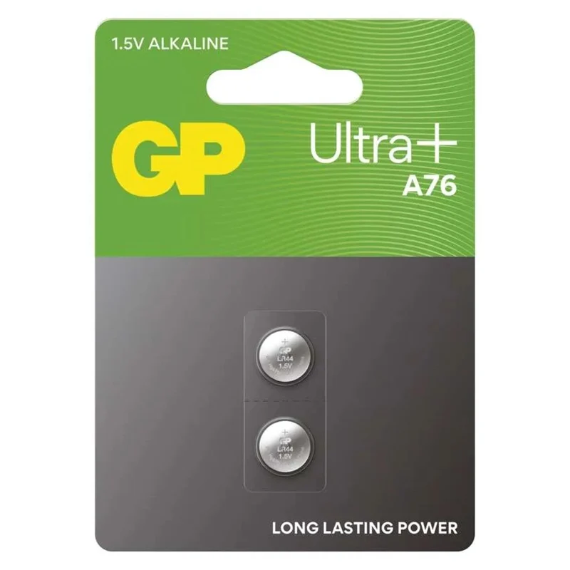 Baterie A76F (LR44) GP Ultra Plus alkalická 2ks