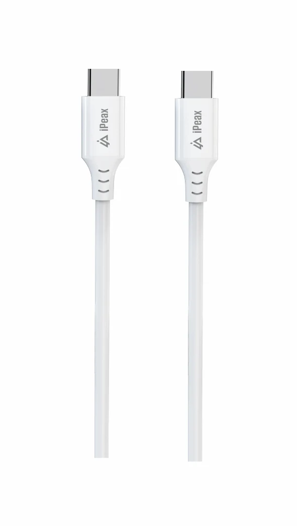Kabel iPEAX 90010110 USB-C/USB-C 1m White