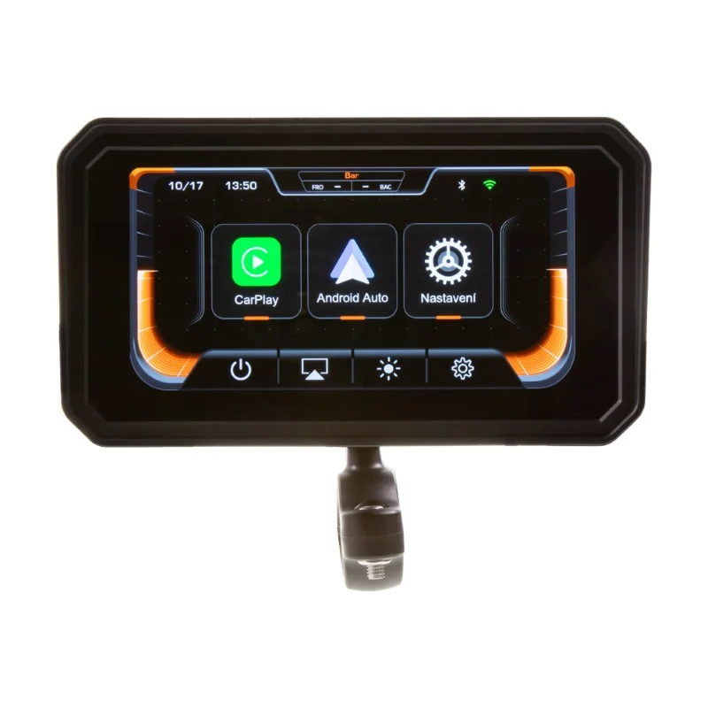 Displej na motocykl Apple CarPlay / Android Auto CARCLEVER DS-126CA