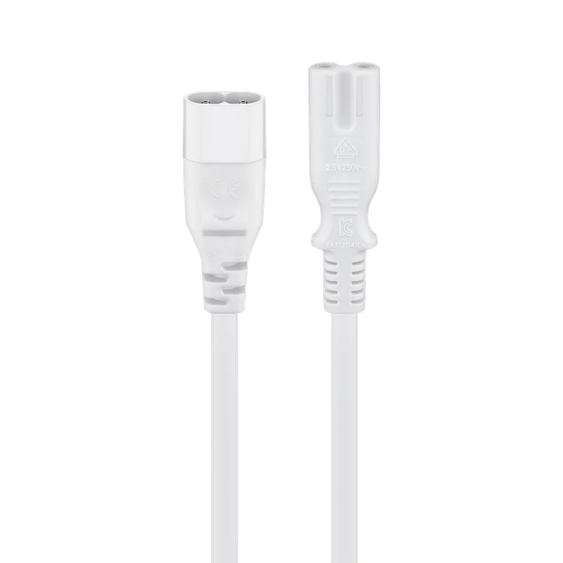 Kabel prodlužovací C7/C8 GOOBAY 97200 2m White