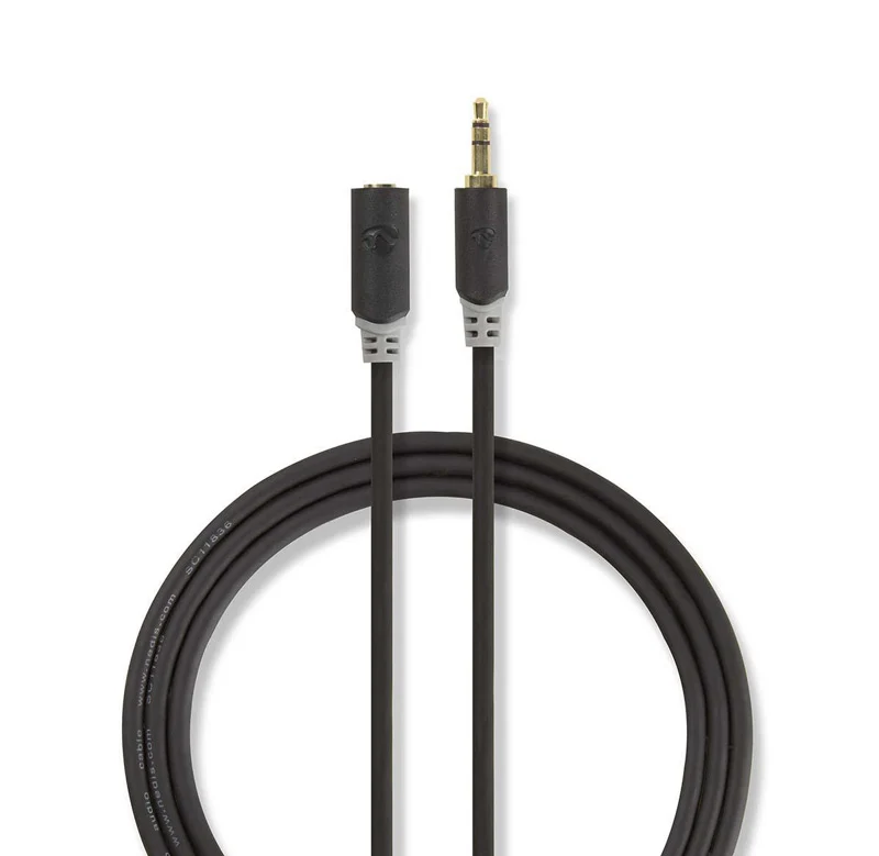Kabel Jack 3,5mm konektor/Jack 3,5mm zdířka 5m NEDIS CABW22050AT50