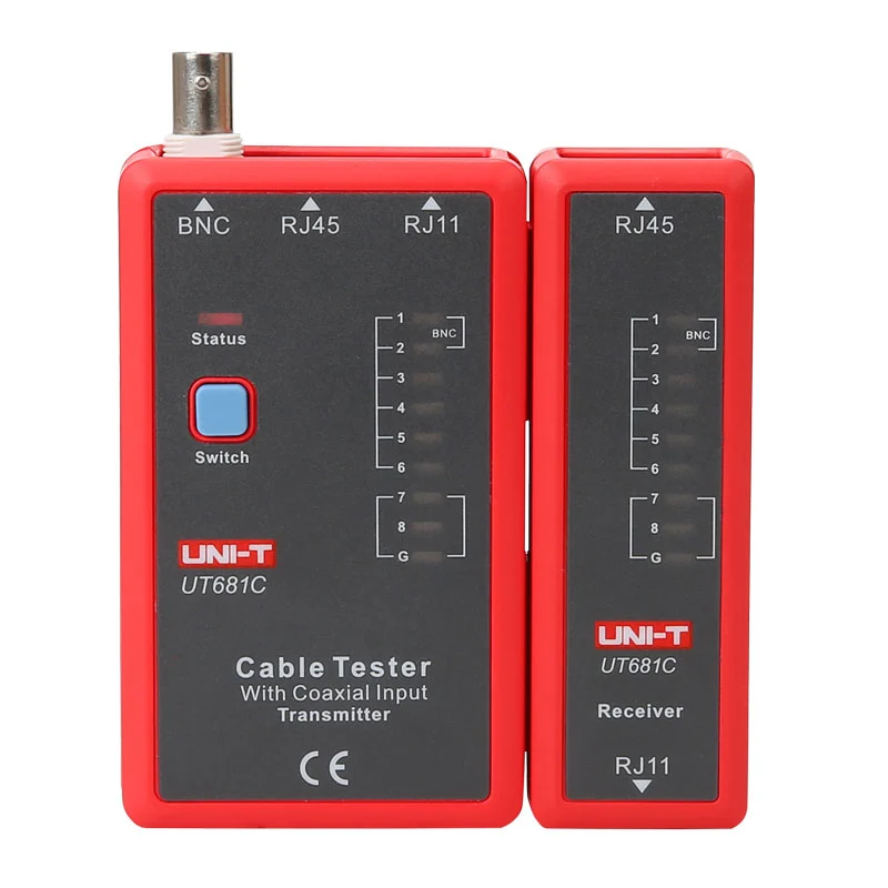 Tester kabelu UNI-T UT681C (RJ45, RJ11, BNC)