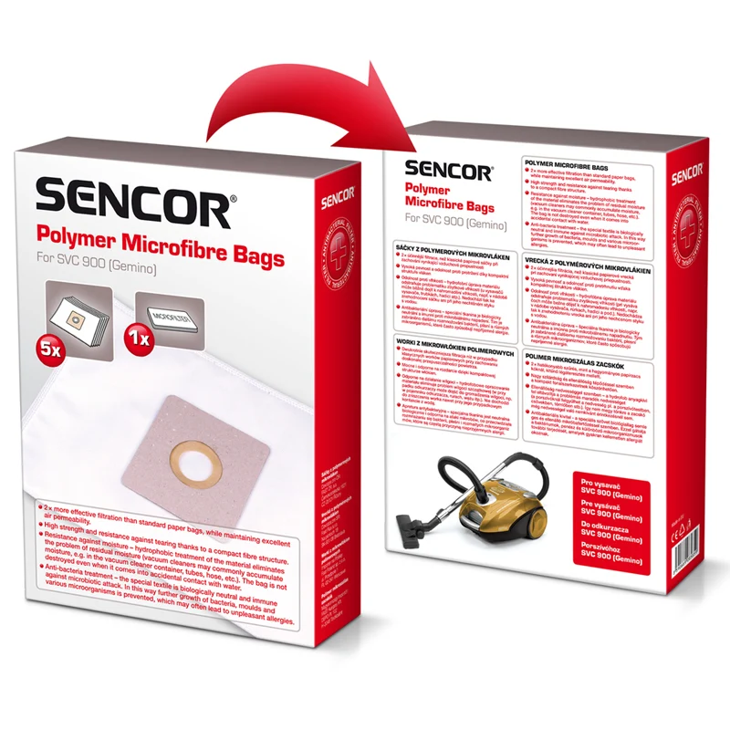 Sáčky do vysavače SENCOR SVC 900 Micro