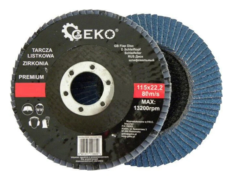 Kotouč na kov lamelový 125mm P60 Premium GEKO G78512