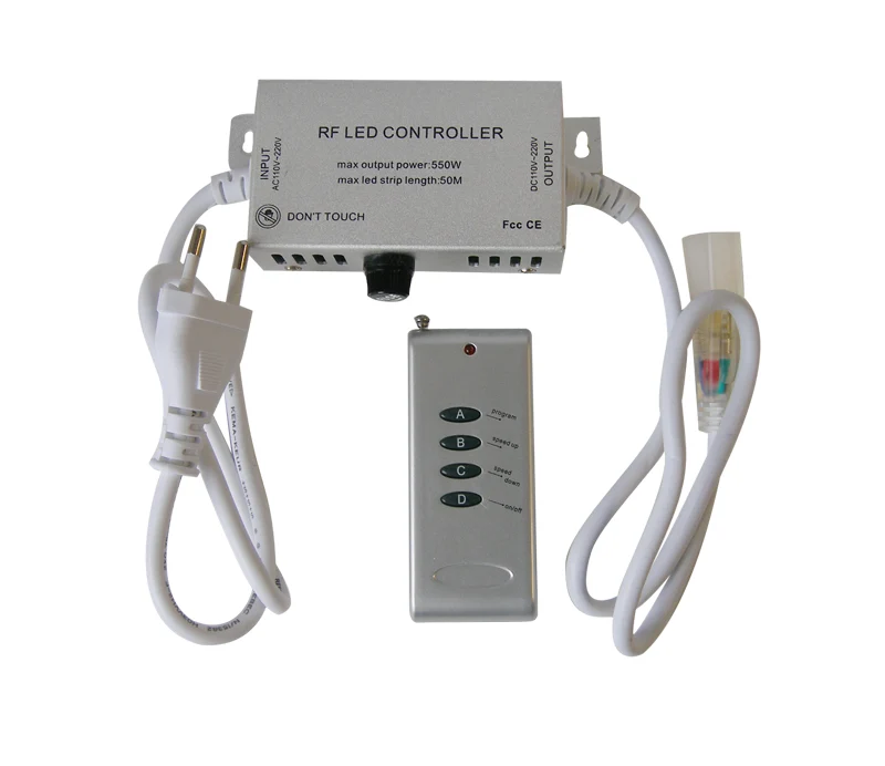 Ovladač pro LED pásek RGB RF 230V