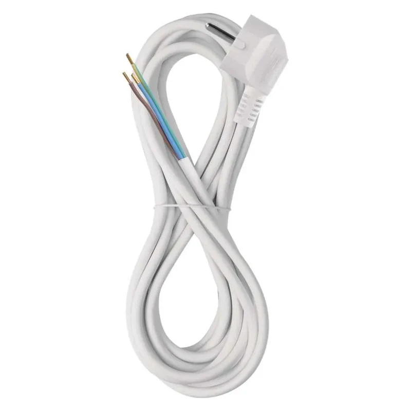 Flexo šňůra PVC 3x1,0mm 5m bílá EMOS S14315