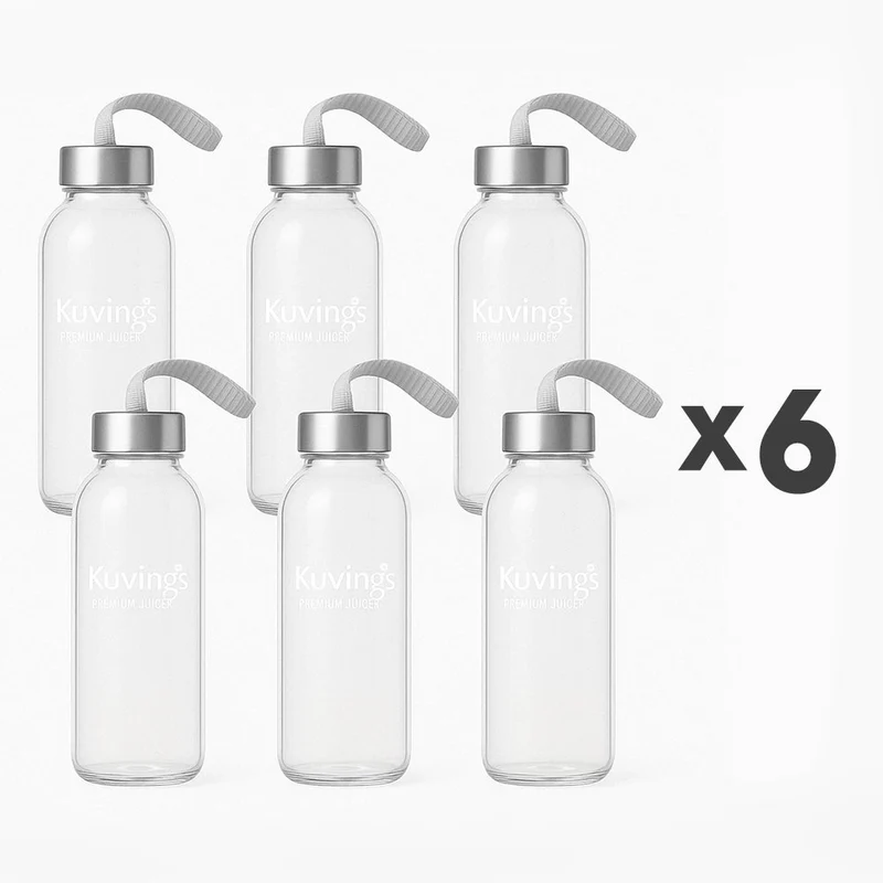 Kuvings Glasflaschen Set (420ml 6 Stück)