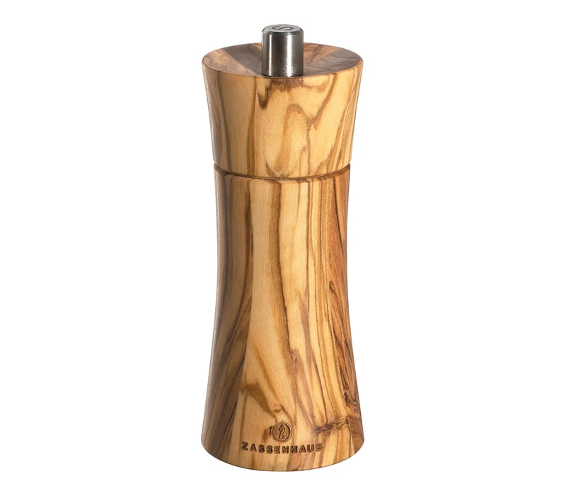 Zassenhaus Salzmühle 14cm Frankfurt Olivenholz