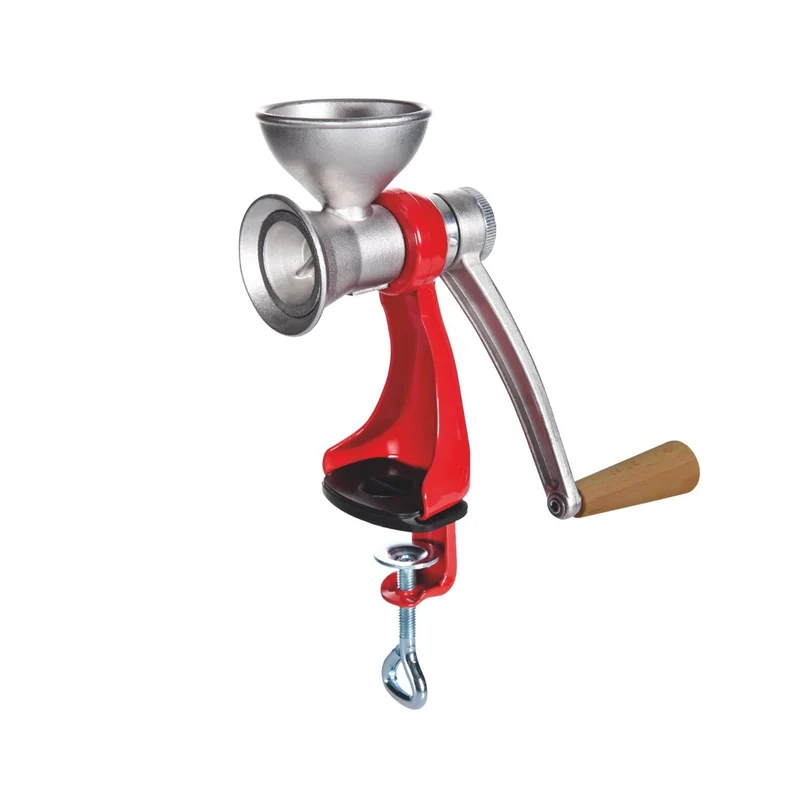 Jupiter Handmühle - Mohnmühle - Leinensamenmühle -Ölsaatenmühle / -Quetsche in rot
