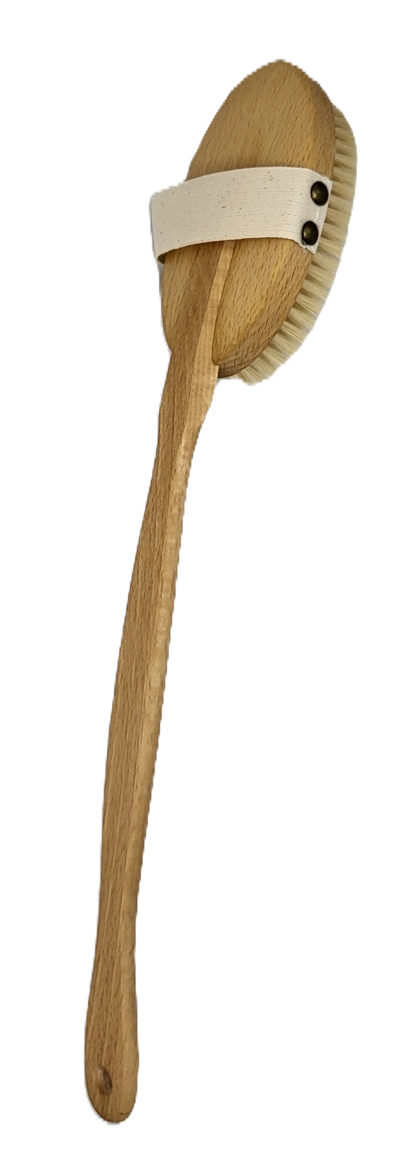 Keller Badebürste, Buche geölt, oval, helle Naturborsten
