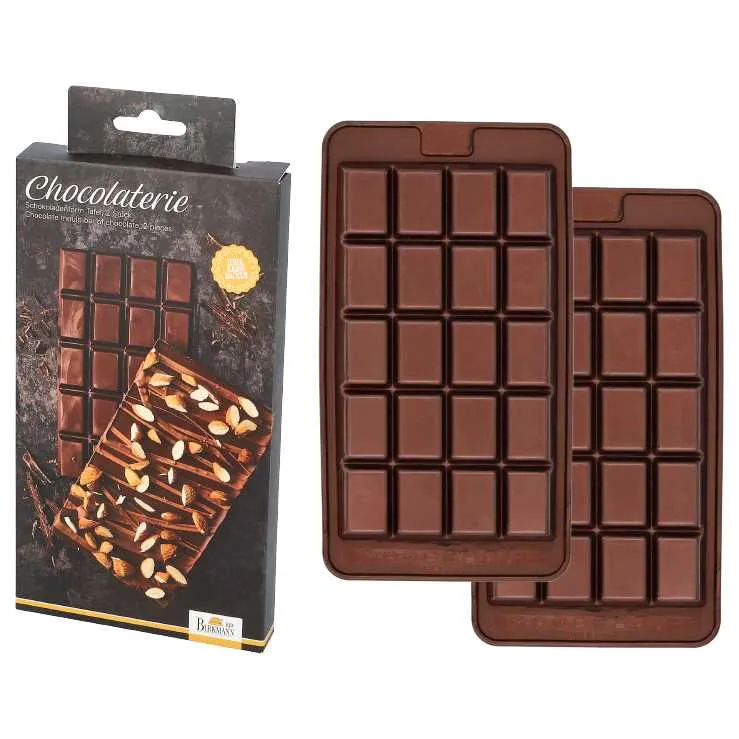 Birkmann Chocolaterie, Schokoladenform Tafel, 2 Stück