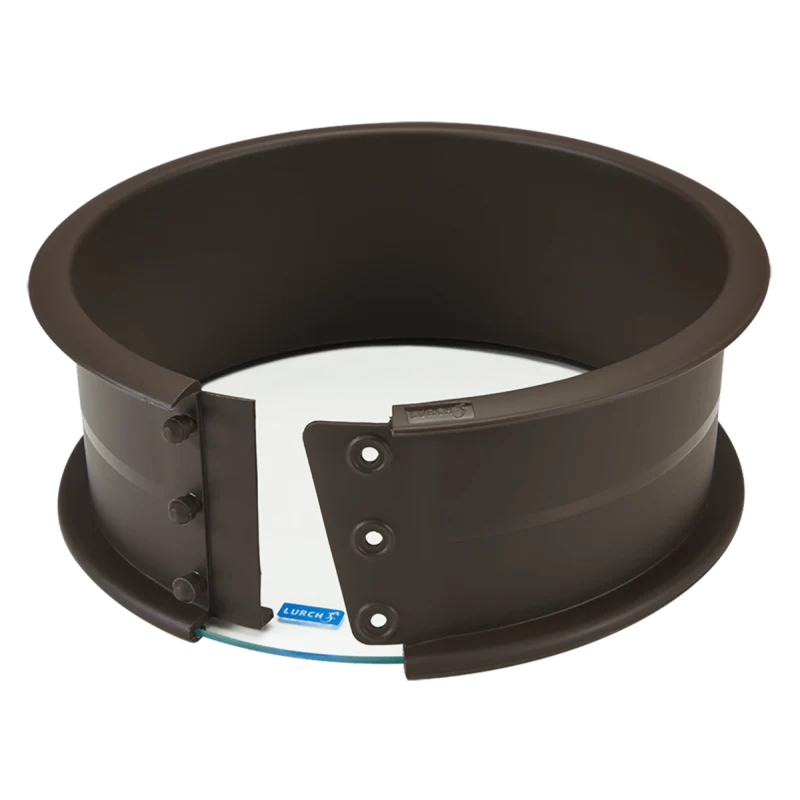 Lurch Flexiform Springform 20cm Silikon braun mit Glasboden