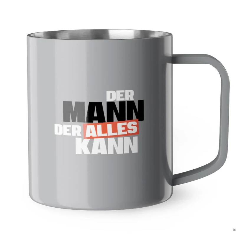 LaVida Becher mit Henkel aus Edelstahl 250ml,