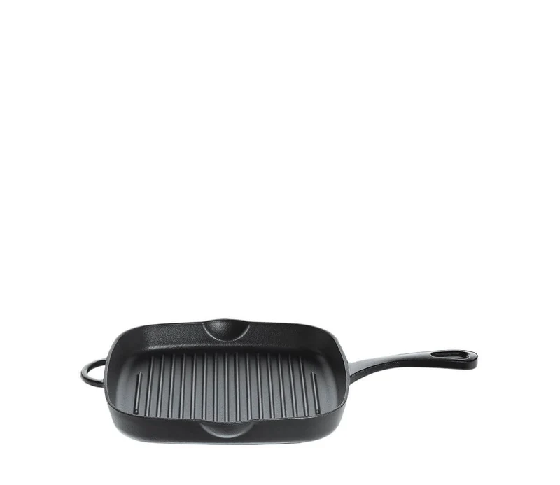 Küchenprofi Provence Gusseisen Grillpfanne hoch 26x26cm