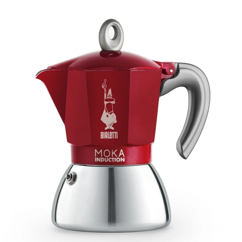 Bialetti Espressokocher Moka Induktion mit Bi-Layer-Kessel 6 Tassen