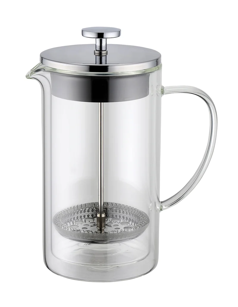 Kaffee- und Teebereiter, Borosilikatglas doppelwandig